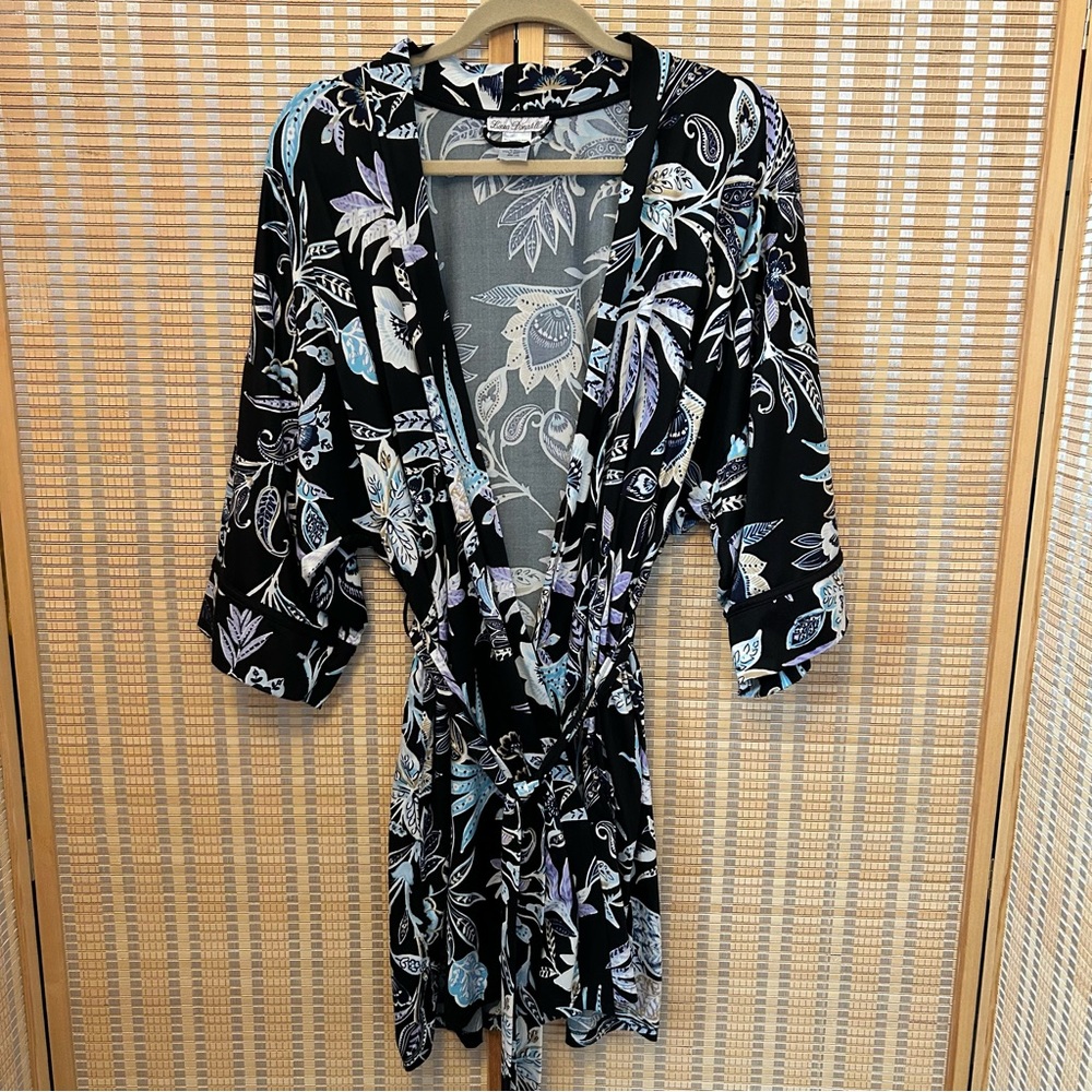 Linea Donatella Floral Robe Womens L/XL